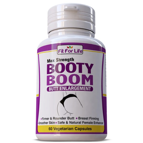 Booty Boom Fit For Life Max Strength Premium Pueraria Mirifica BIG Breast & Butt Grow Booster x 60 Capsules - Image 4