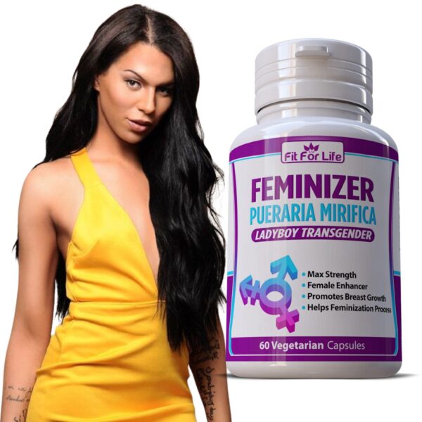 Feminizer Pueraria Mirifica Premium Fit For Life LGBT Thai Lady Boy Transgender Breast and Butt Grow Booster x 60 Capsules