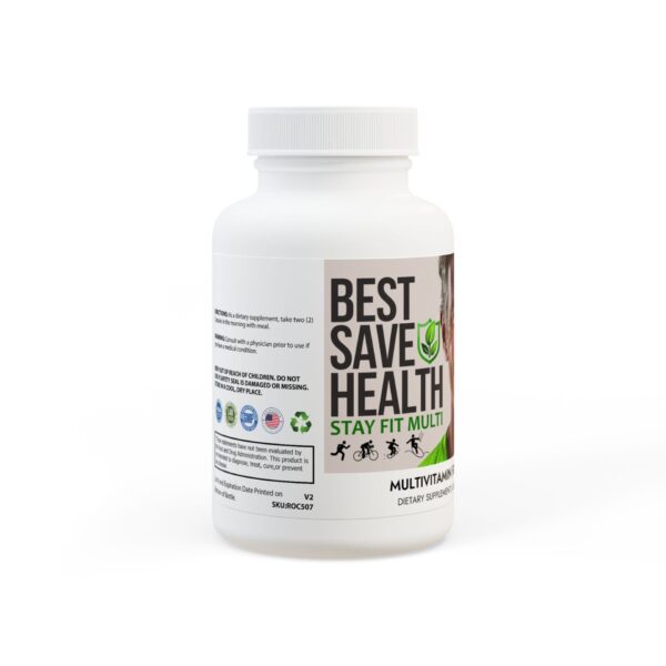 Stay Fit Fit Multivitamins for Men Supplement (60 Capsules) - Image 2
